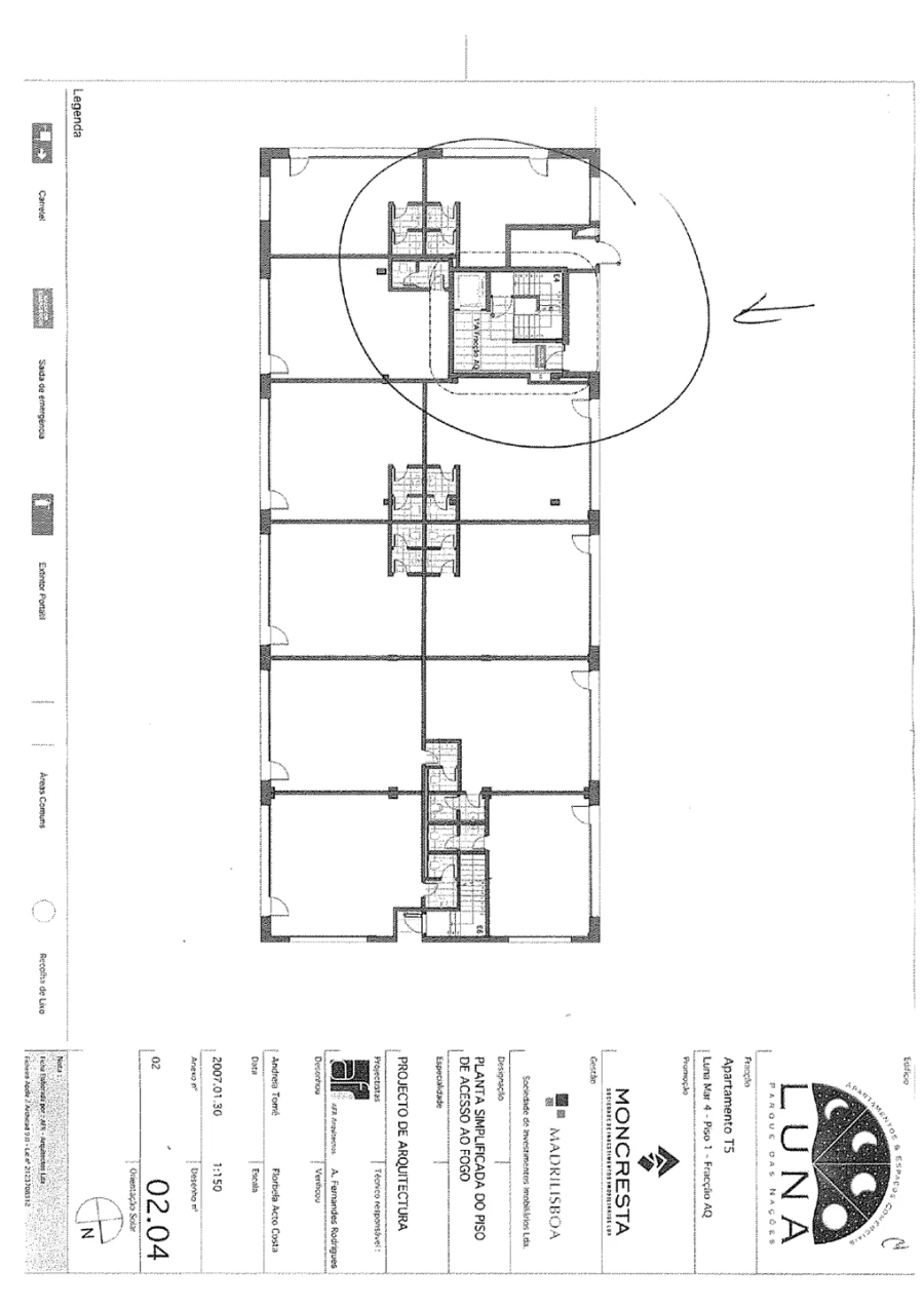 Apartamento T5 para Venda em Parque das Nações Planta 4