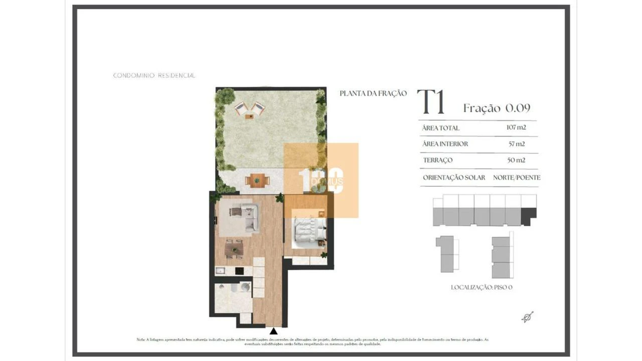 Apartamento T1 para Venda em Vilar de Andorinho Foto 21