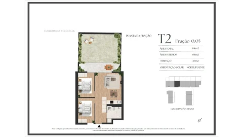 Apartamento T2 para Venda em Vilar de Andorinho