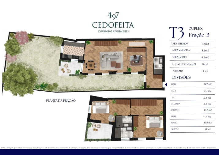 Apartamento T3 para Venda em Cedofeita, Santo Ildefonso, Sé, Miragaia, São Nicolau e Vitória Planta 1
