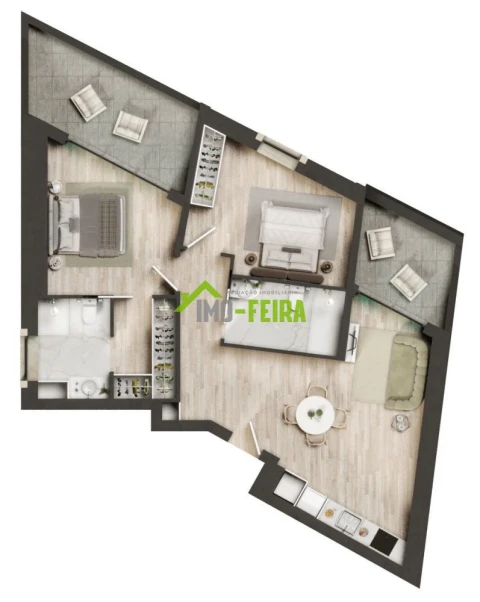 Apartamento T2 para Venda em Ovar, São João, Arada e São Vicente de Pereira Jusã