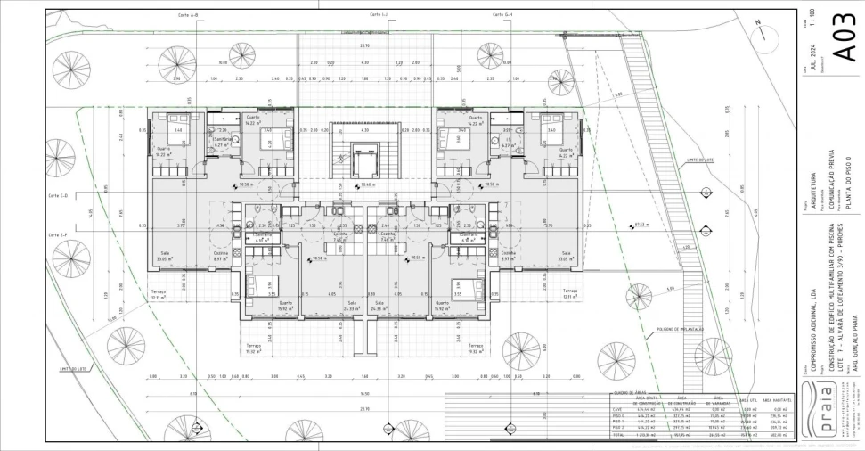 Apartamento T2 para Venda em Porches Planta 1