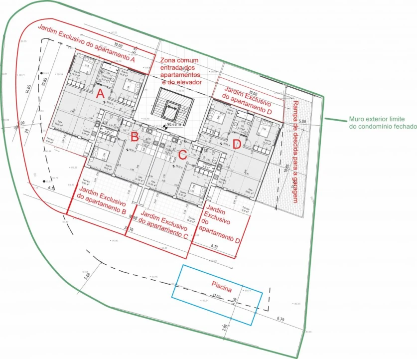 Apartamento T2 para Venda em Porches Planta 2