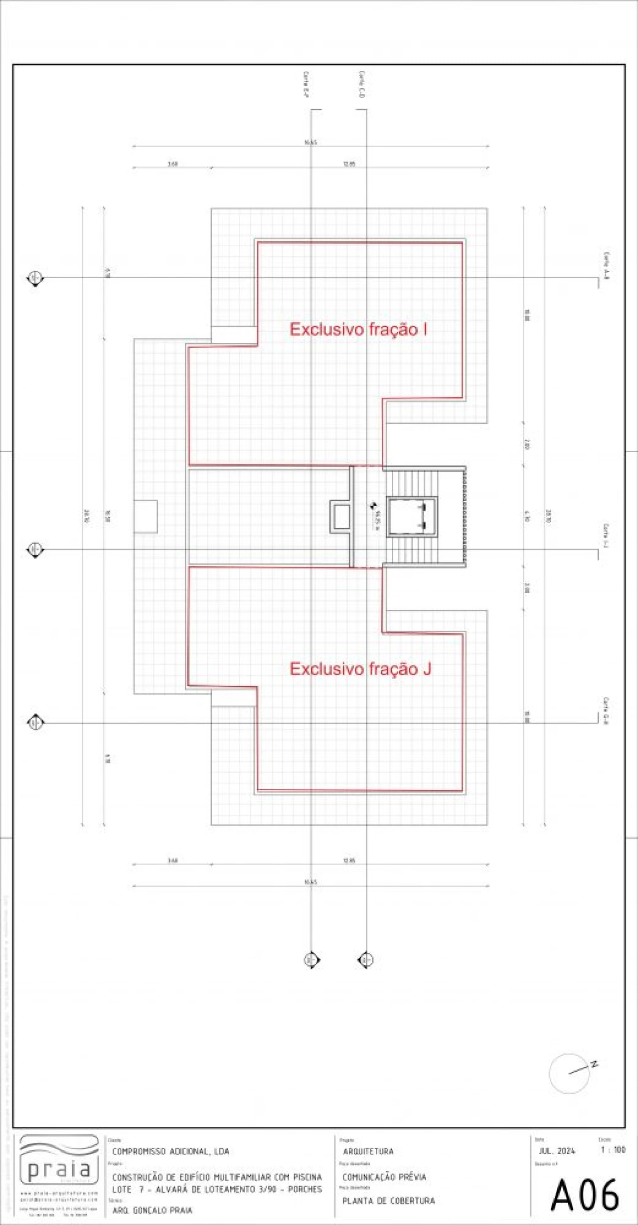 Apartamento T3 para Venda em Porches Planta 2