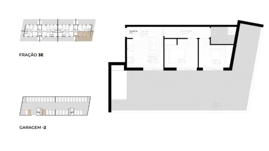 Apartamento T1 para Venda em Vila Nova de Cerveira e Lovelhe Planta 1