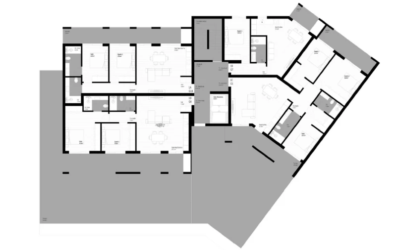 Apartamento T3 para Venda em Pedrouços Planta 1