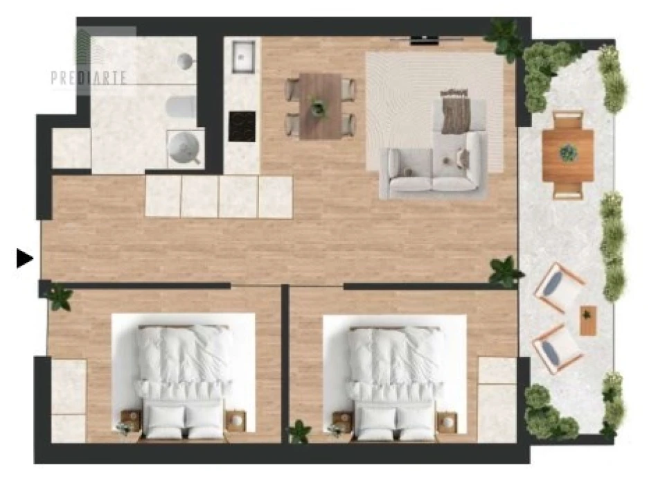Apartamento T2 para Venda em Vilar de Andorinho Foto 9