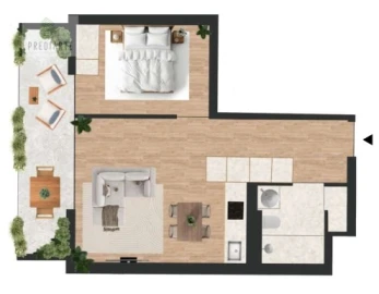 Apartamento T1 para Venda em Vilar de Andorinho