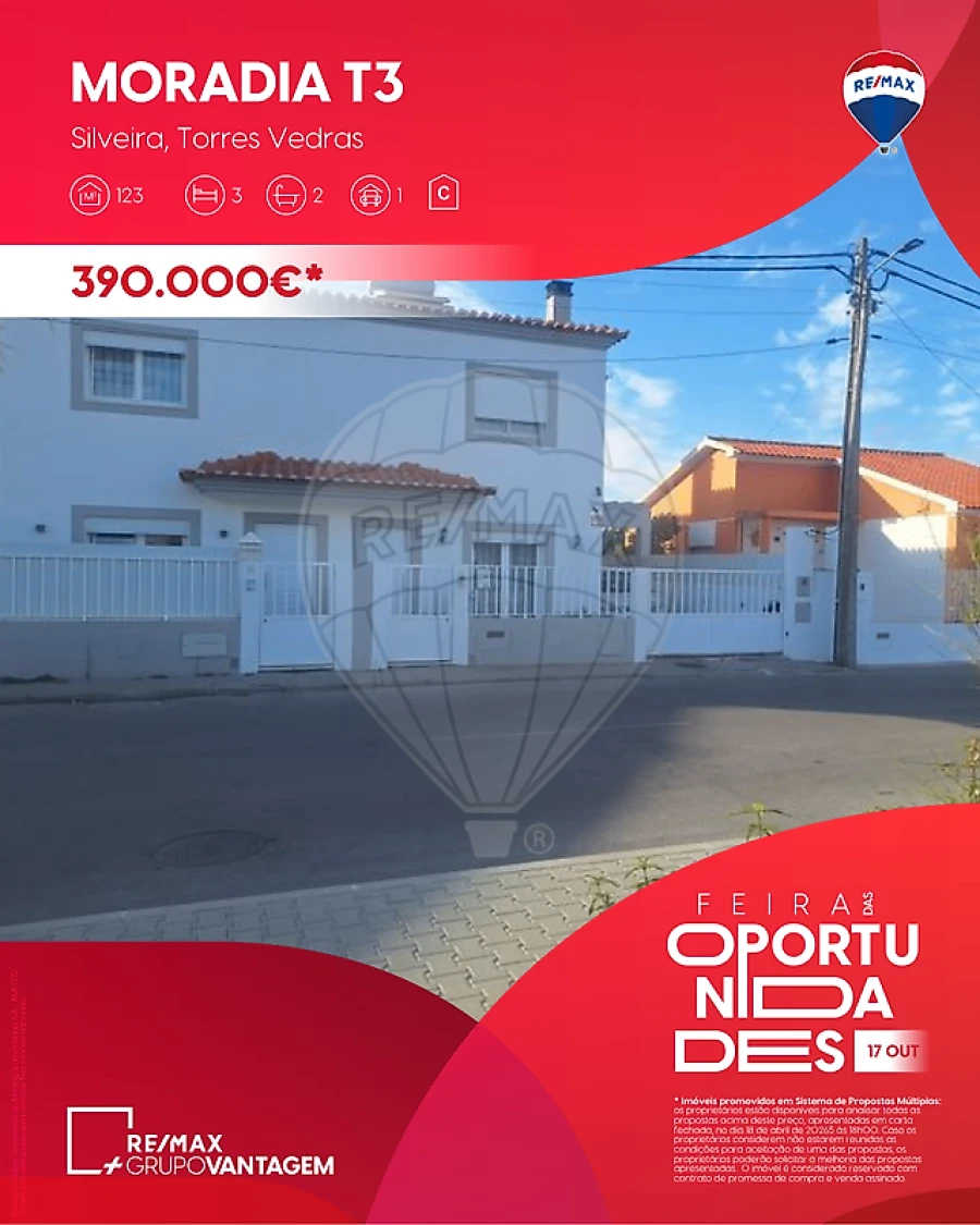 Moradia T3 para Venda em Silveira Foto 21