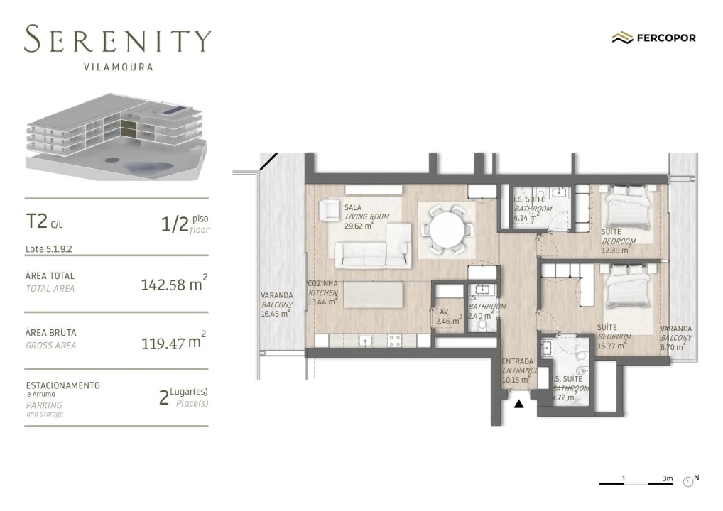 Apartamento T2 para Venda em Quarteira Foto 22