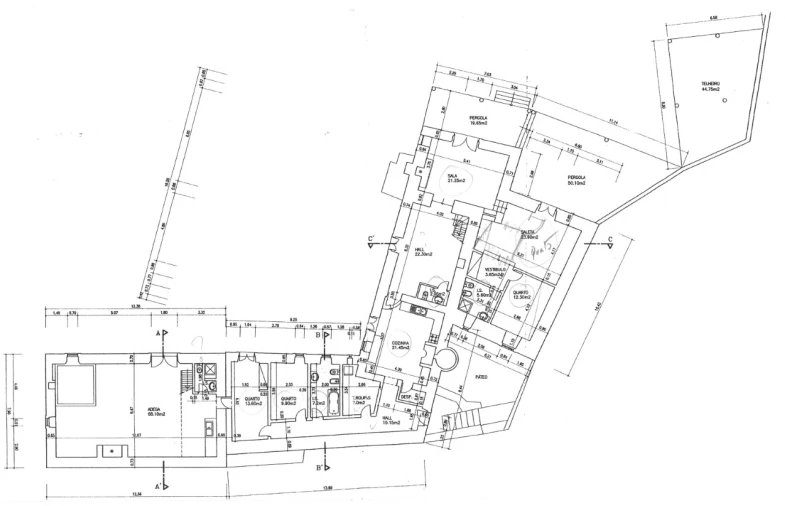 Quinta T5 para Venda em Igreja Nova e Cheleiros Planta 1
