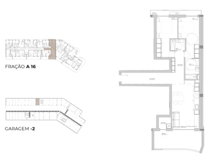Apartamento T2 para Venda em Oliveira do Douro Planta 1