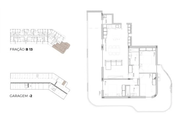 Apartamento T3 para Venda em Oliveira do Douro Planta 1