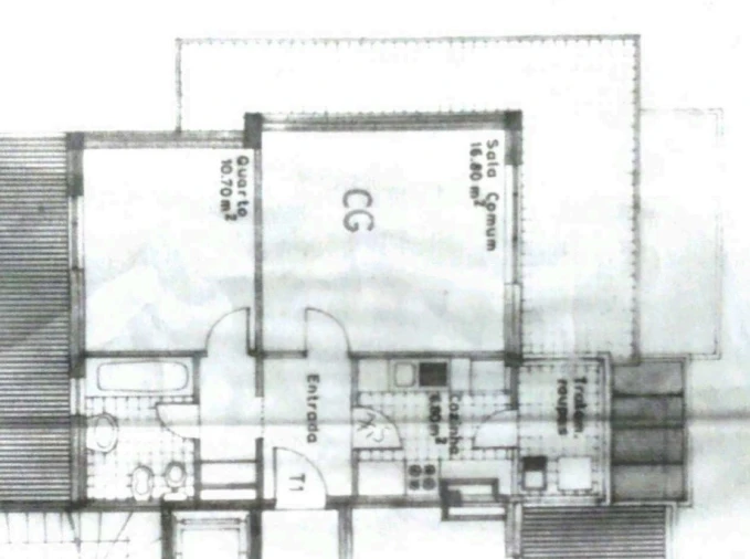 Apartamento T1 para Venda em Canelas Planta 1
