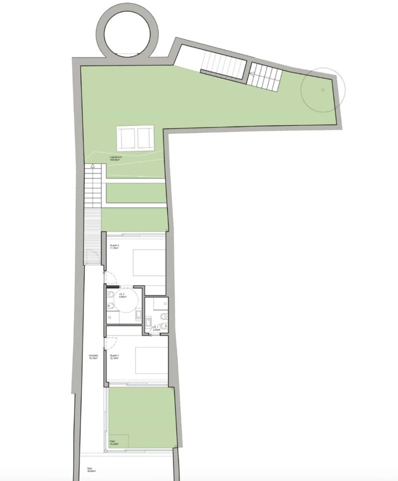 Apartamento T2 para Venda em Cedofeita, Santo Ildefonso, Sé, Miragaia, São Nicolau e Vitória Planta 2