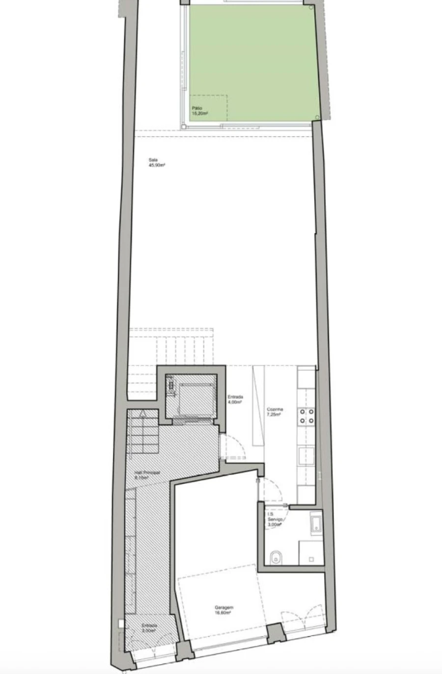 Apartamento T2 para Venda em Cedofeita, Santo Ildefonso, Sé, Miragaia, São Nicolau e Vitória Planta 1
