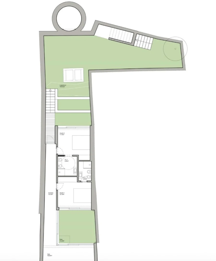 Apartamento T2 para Venda em Cedofeita, Santo Ildefonso, Sé, Miragaia, São Nicolau e Vitória Planta 2