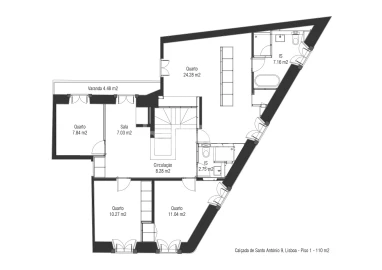 Apartamento T4 para Venda em Santo António