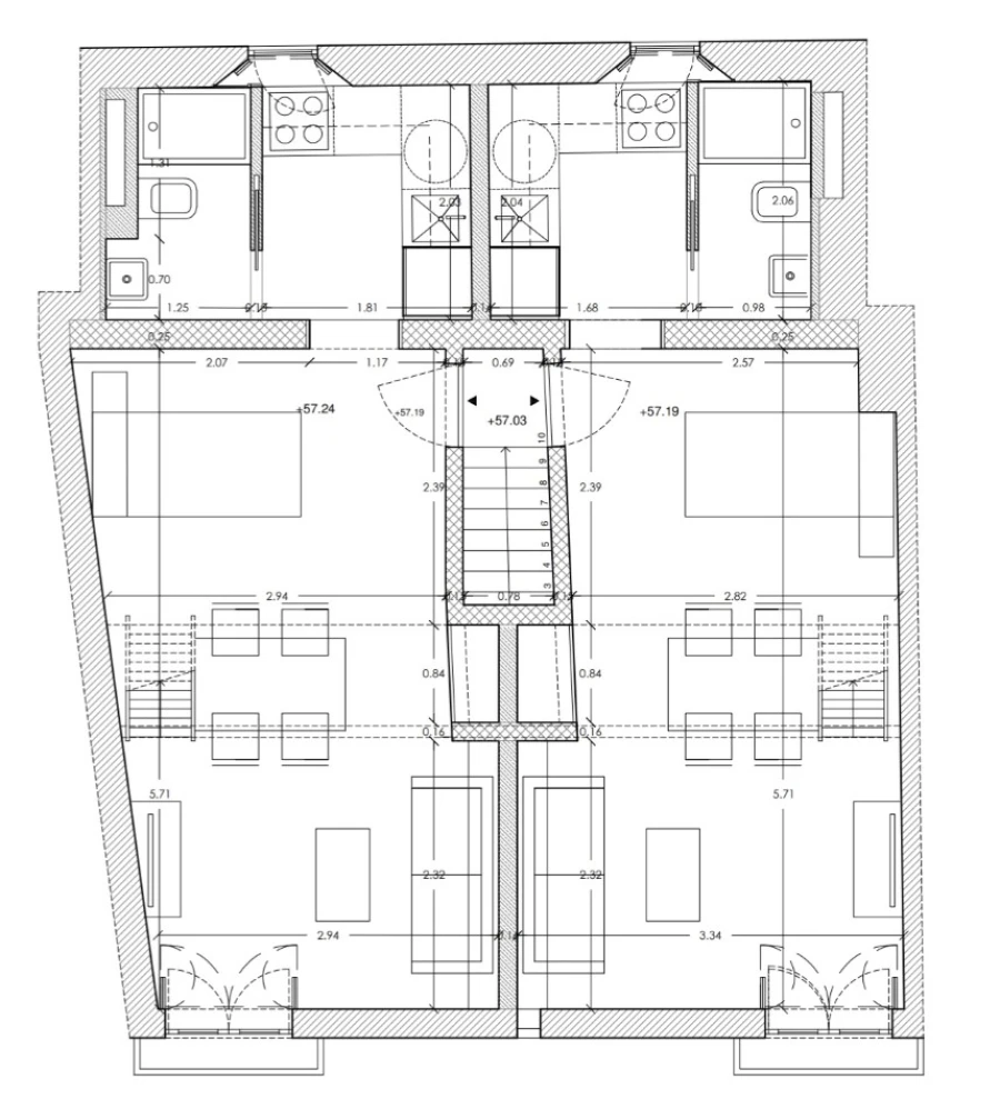 Apartamento para Venda em São Vicente Planta 1