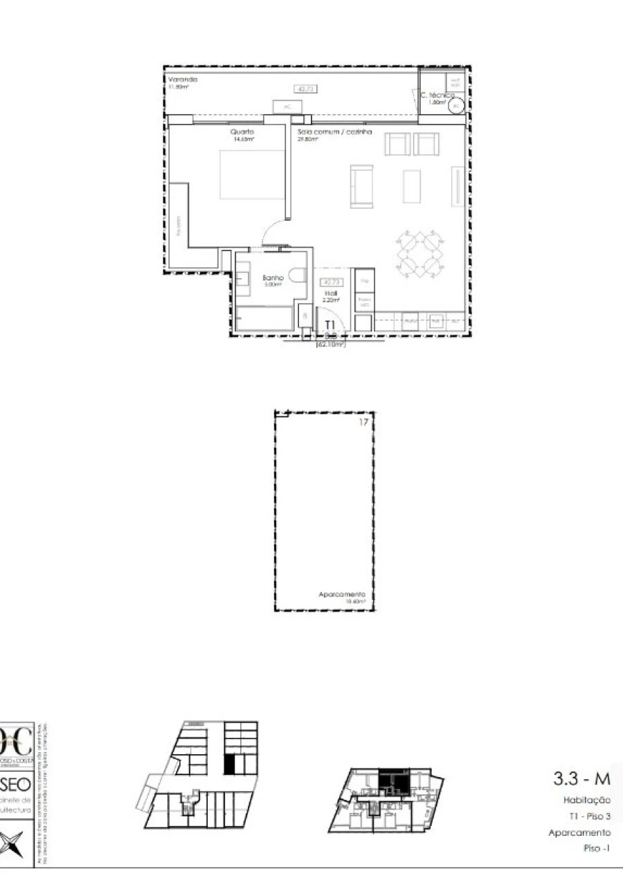 Apartamento T1 para Venda em Gulpilhares e Valadares Foto 20