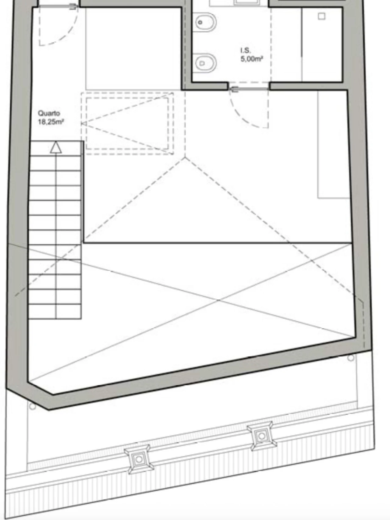 Apartamento T1 para Venda em Cedofeita, Santo Ildefonso, Sé, Miragaia, São Nicolau e Vitória Planta 2
