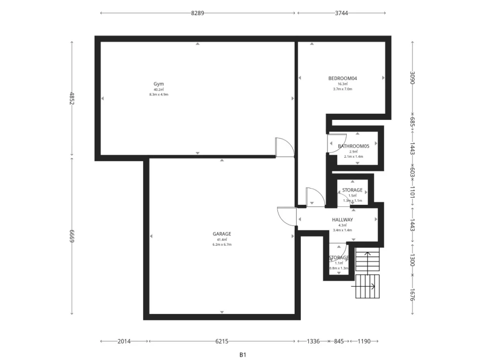 Moradia T5 para Venda em Quarteira Planta 3