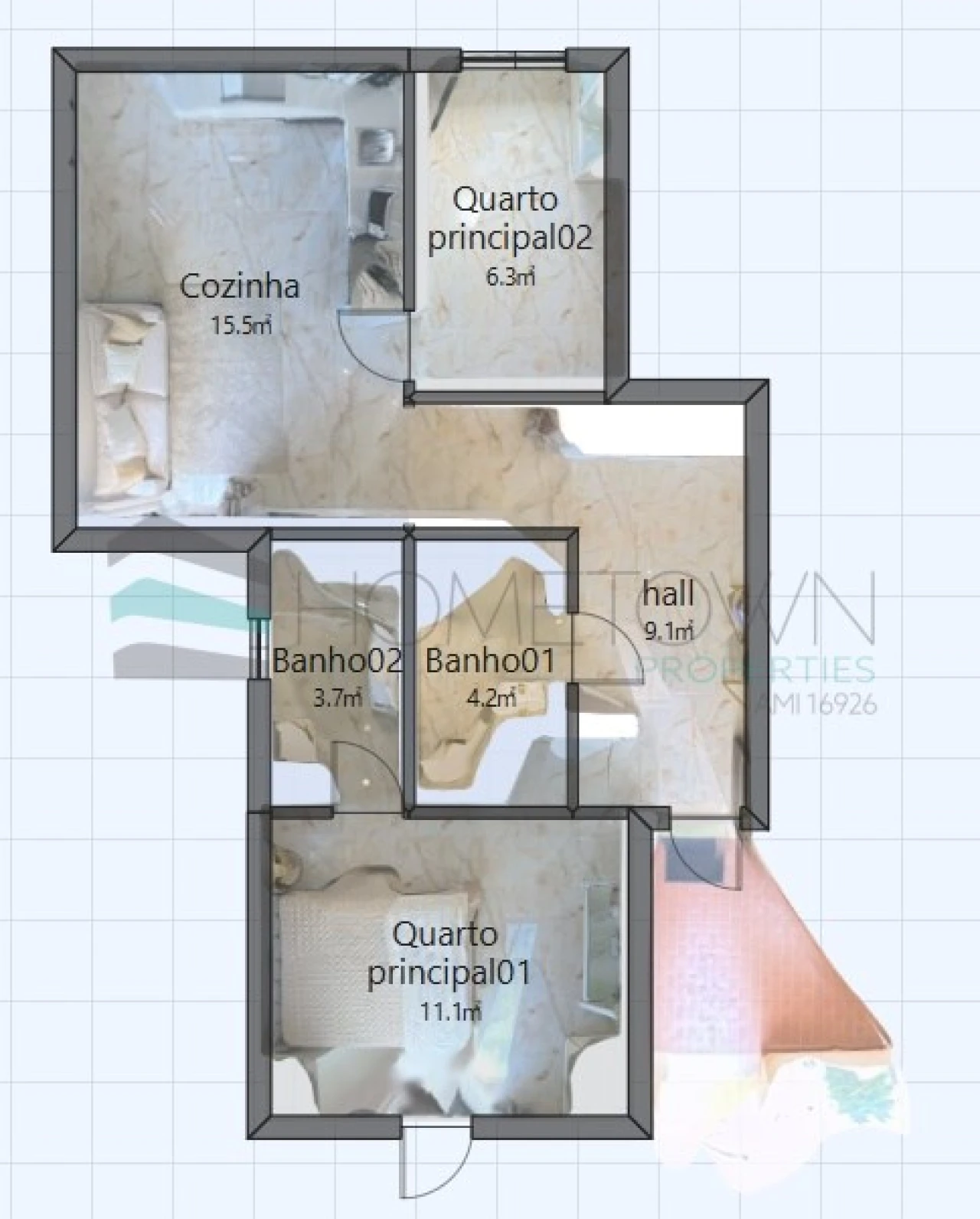 Apartamento T2 para Venda em Albufeira e Olhos de Água Foto 25