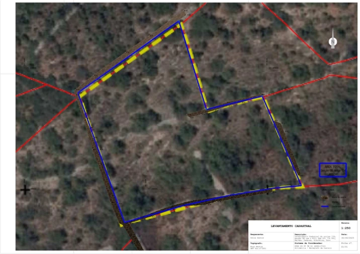 Terreno Agricola ou Rústico para Venda em Paderne Planta 2