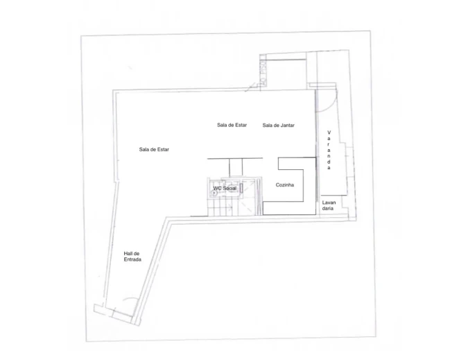Apartamento T2 para Venda em Lordelo do Ouro e Massarelos Planta 1