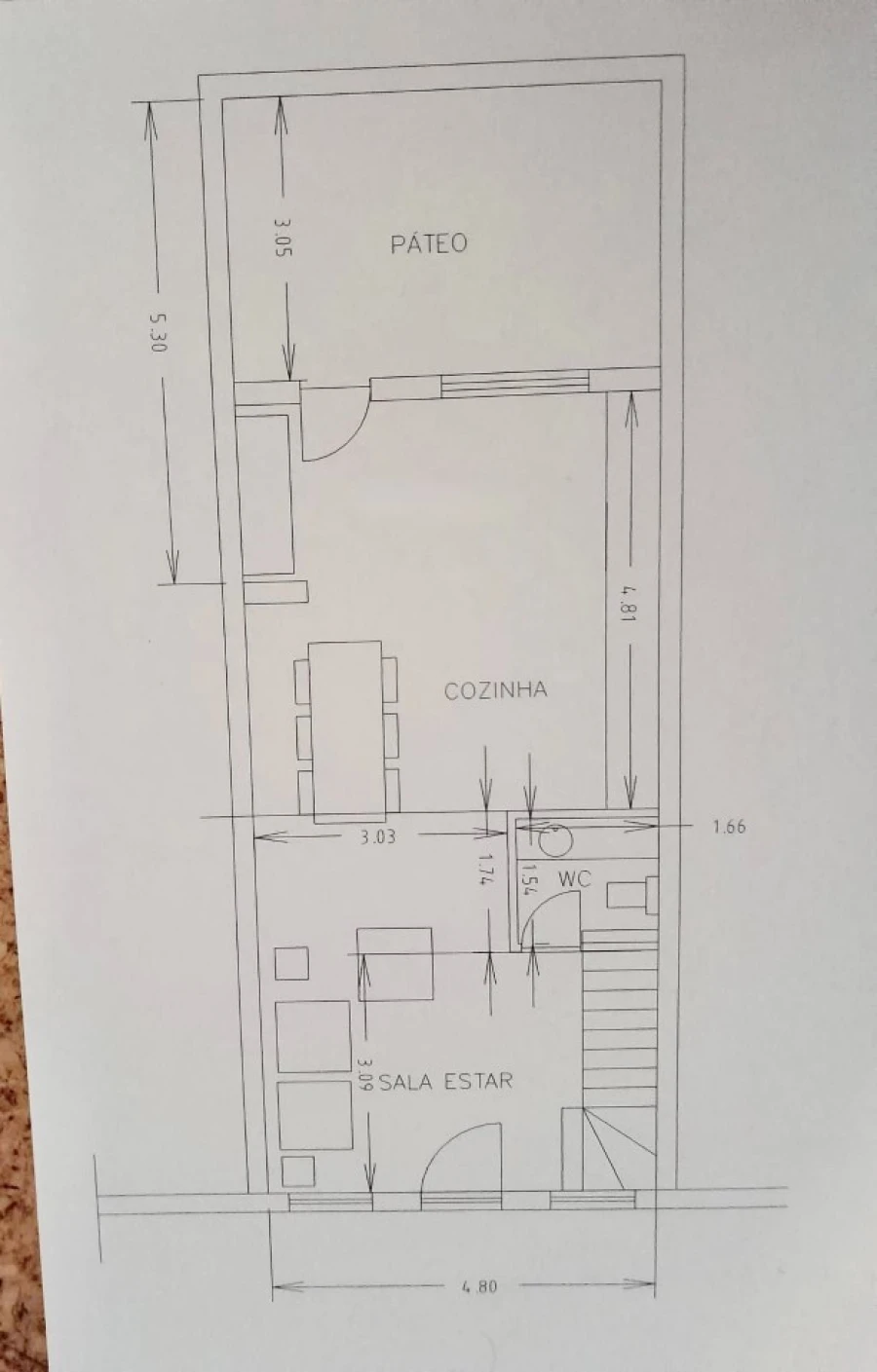Moradia T2 para Venda em Aldoar, Foz do Douro e Nevogilde Planta 2