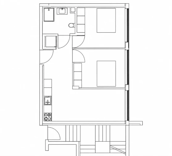 Apartamento T2 para Venda em Póvoa de Varzim, Beiriz e Argivai Planta 1
