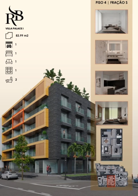 Apartamento T1 para Venda em Ribeira Brava