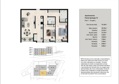 Apartamento T2 para Venda em Caniço