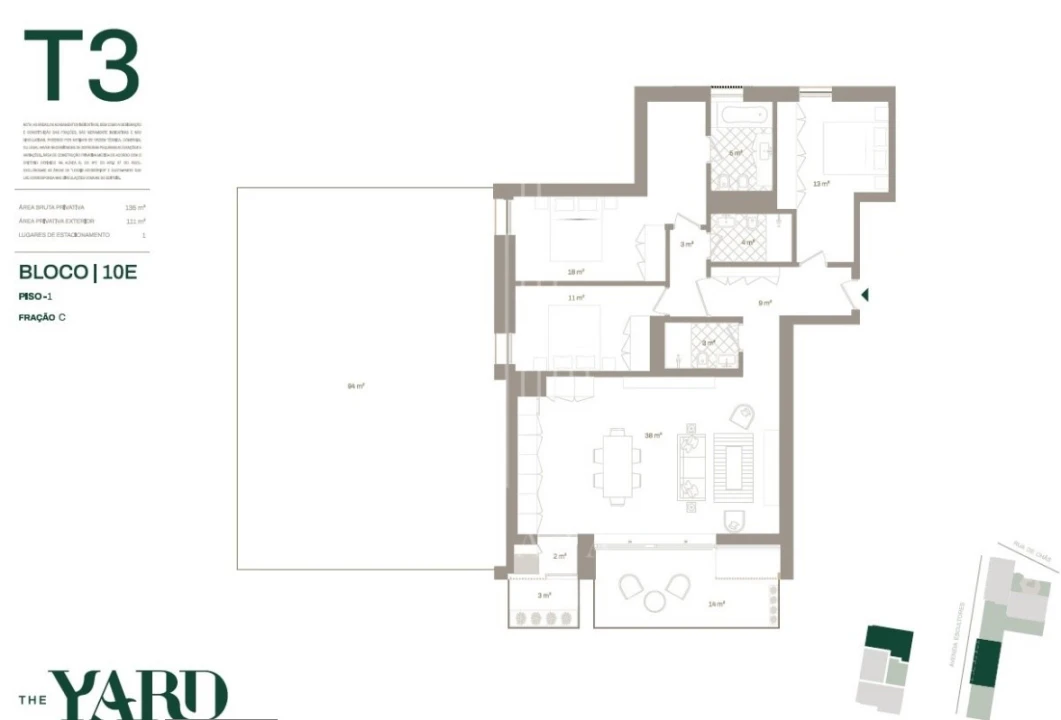 Apartamento T3 para Venda em Santa Marinha e São Pedro da Afurada Foto 29