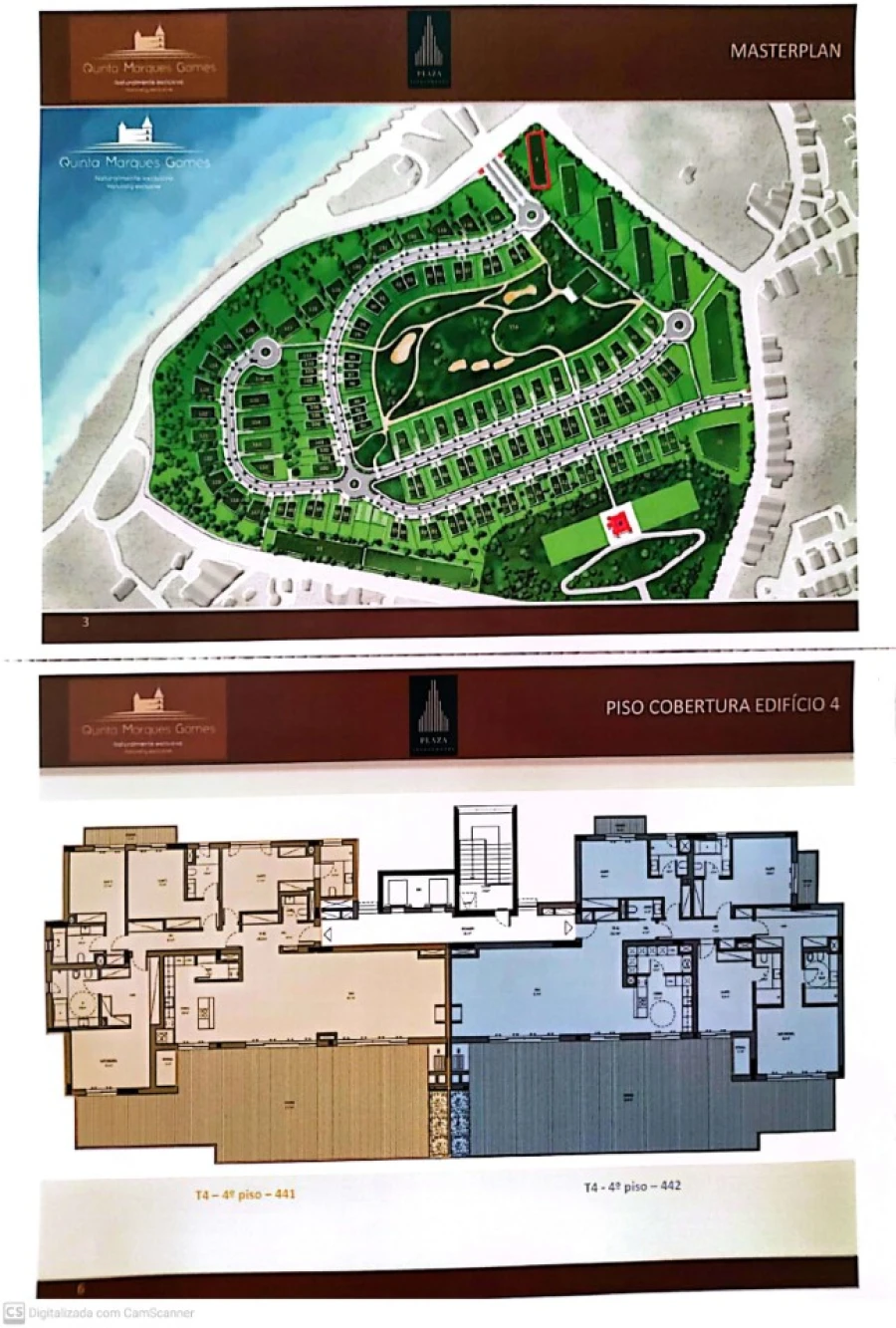 Apartamento T4 para Venda em Canidelo Planta 1