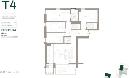 Apartamento T4 para Venda em Santa Marinha e São Pedro da Afurada