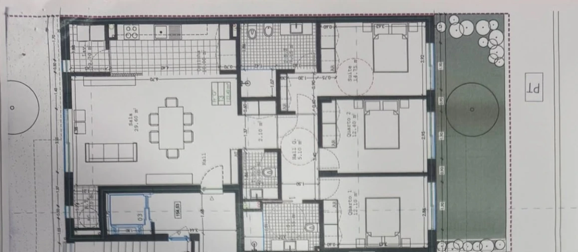Apartamento T3 para Venda em Nogueira da Regedoura Planta 1