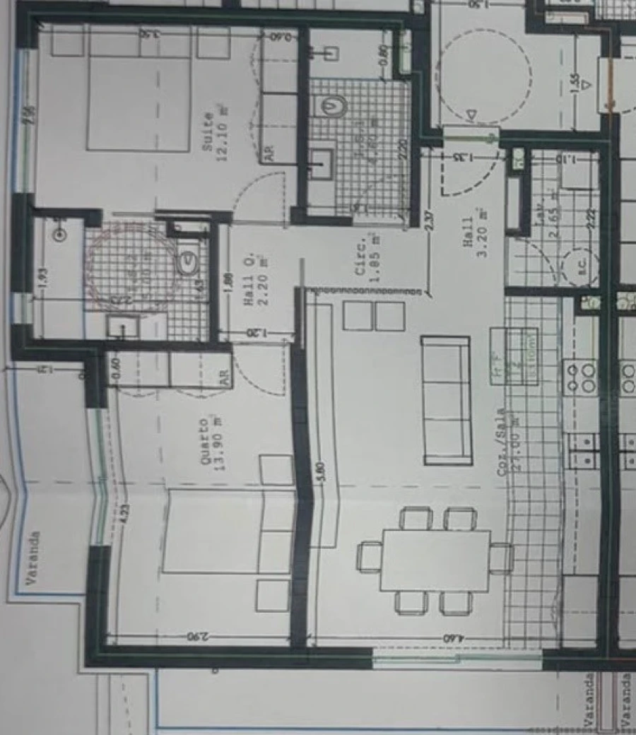 Apartamento T2 para Venda em Nogueira da Regedoura Planta 1