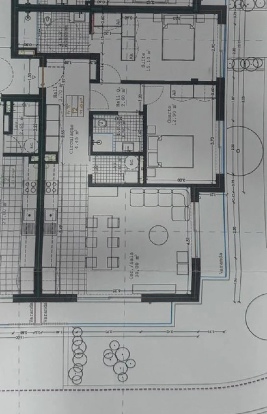 Apartamento T2 para Venda em Nogueira da Regedoura Planta 1