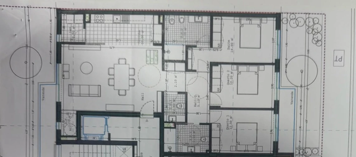 Apartamento T3 para Venda em Nogueira da Regedoura Planta 1