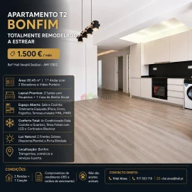 Apartamento T2 para Arrendamento em União das Freguesias de Setúbal