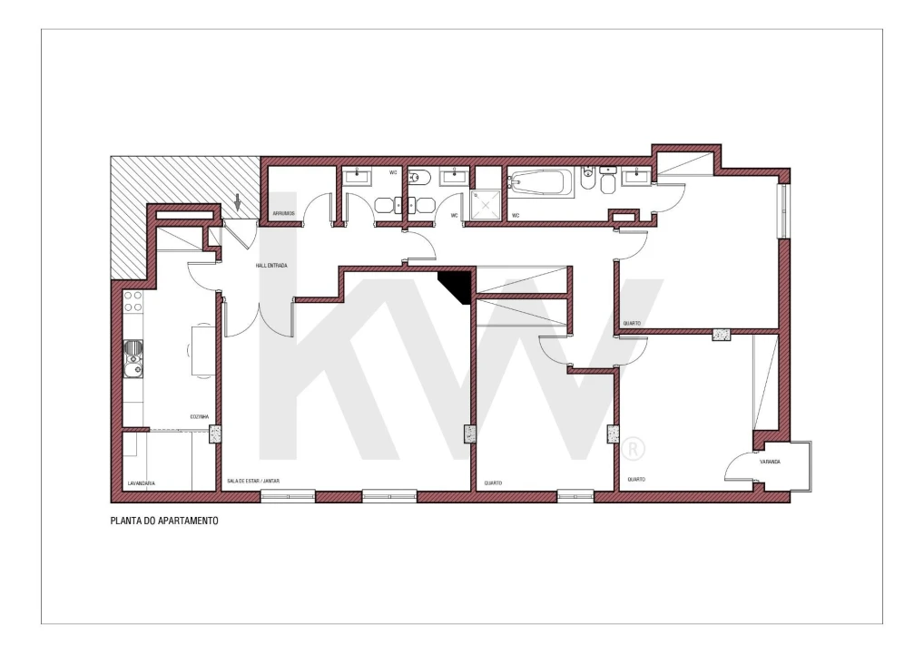 Apartamento T3 para Venda em Aguas Santas Foto 31