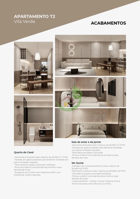 Apartamento T2 para Venda em Vila Verde e Barbudo