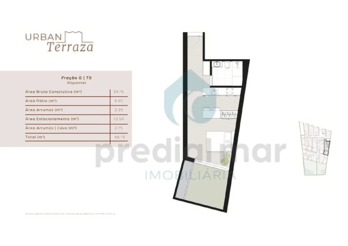 Apartamento para Venda em São Mamede de Infesta e Senhora da Hora Planta 1