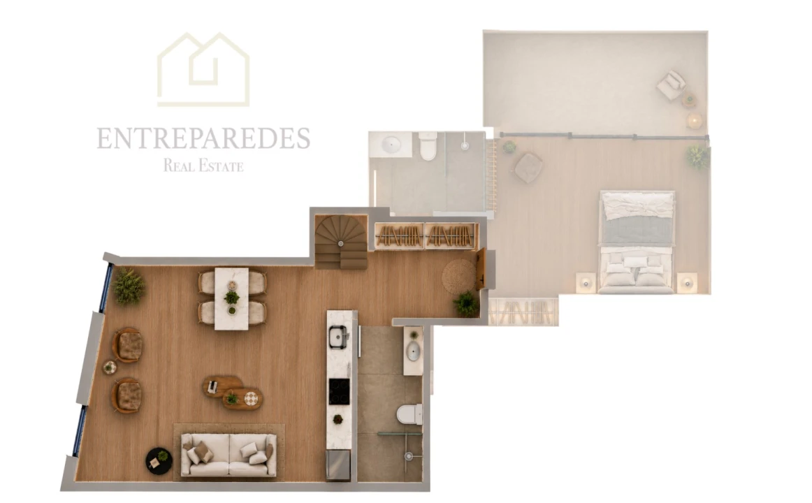 Apartamento T1 para ced. p. contratual em Santa Marinha e São Pedro da Afurada Foto 7