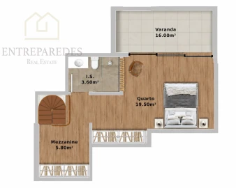 Apartamento T1 para ced. p. contratual em Santa Marinha e São Pedro da Afurada