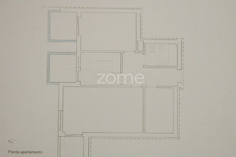 Apartamento T1 para Arrendamento em São Vitor (Braga) Foto 6