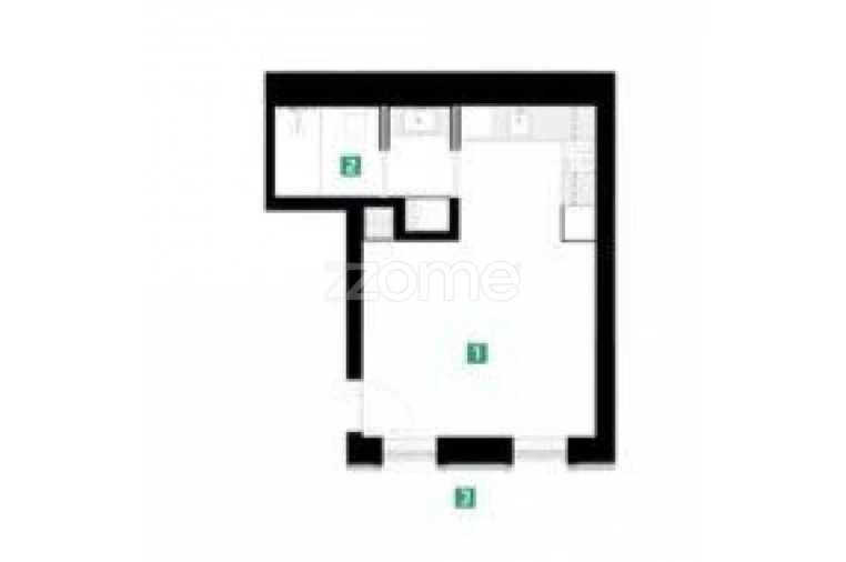 Apartamento T1 para Venda em Campo de Ourique Planta 1