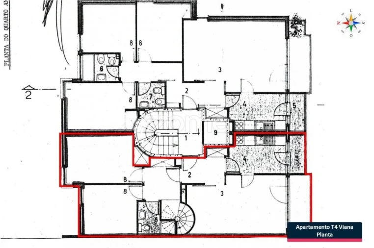 Apartamento T4 para Venda em Santa Maria Maior e Monserrate e Meadela Foto 21
