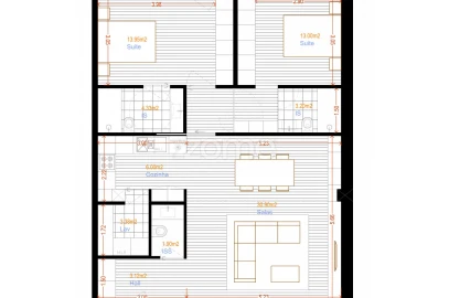 Apartamento T2 para Venda em Margaride, Várzea, Lagares, Varziela, Moure